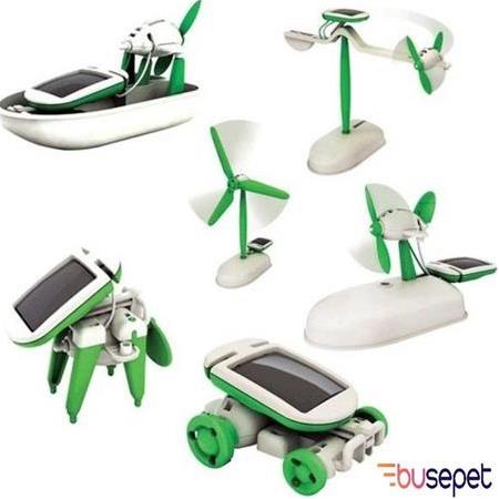 Güneş Enerjili Robot Oluşturma Seti Solar Kit (6 in 1)